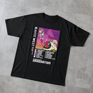 Kanye West Graduation Album Graphic T-Shirt – Hip Hop Rap Tee